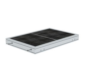 Platform walkway 1260 mm Steel grating covering | © MUNK GmbH