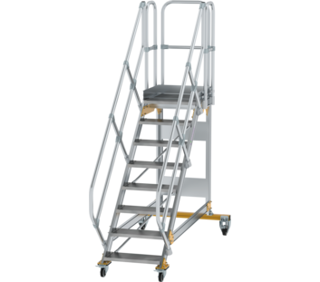 Platform stairs 45° mobile st. width 600 mm, 8 st | © MUNK GmbH