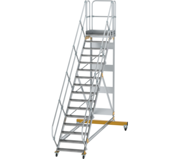Platform stairs 45° mobile st. width 800 mm, 16 st | © MUNK GmbH