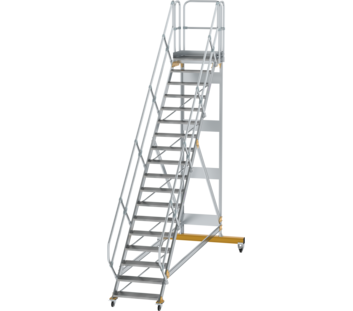Platform stairs 45° mobile st. width 800 mm, 19 st | © MUNK GmbH