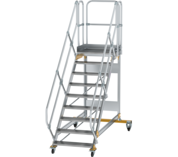 Platform stairs 45° mobile st. width 800 mm, 9 st | © MUNK GmbH