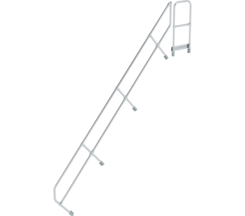 Treppe m. PF 45° 2. Handlauf für 15 St., 45° | © MUNK GmbH