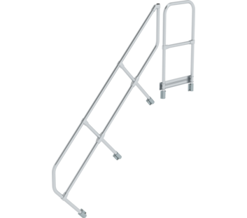 Treppe m. PF 45° 2. Handlauf für 7 St., 45° | © MUNK GmbH