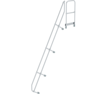 Stairs w. plat. 60° 2nd handrail for 13 steps, 60° | © MUNK GmbH