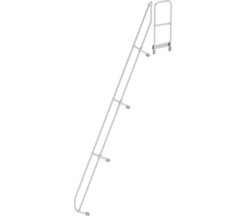 Stairs w. plat. 60° 2nd handrail for 16 steps, 60° | © MUNK GmbH