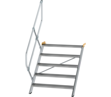 Treppe 45° St.br. 1000 mm, 5 St., Alu ger. | © MUNK GmbH