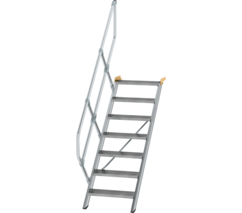 Treppe 45° St.br. 600 mm, 7 St., Alu ger. | © MUNK GmbH