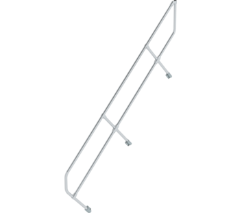 Zweiter Handlauf für Treppe 45° , 10 Stufen | © MUNK GmbH