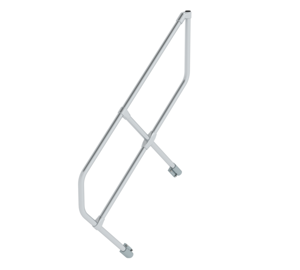 Second handrail for stairs 45°, 4 steps | © MUNK GmbH