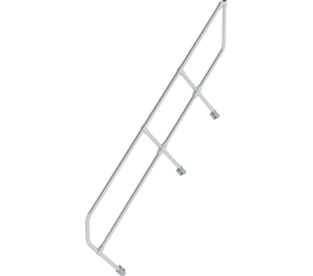 Second handrail for stairs 45°, 8 steps | © MUNK GmbH
