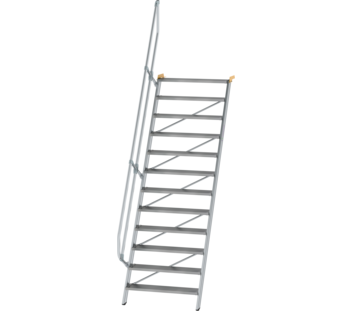 Treppe 60° St.br. 1000 mm, 12 St., Alu ger. | © MUNK GmbH