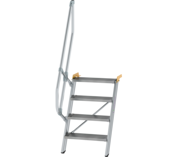 Treppe 60° St.br. 600 mm, 4 St., Alu ger. | © MUNK GmbH