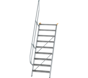 Esc. 60° larg. marche 800 mm, 9 mar., alu strié | © MUNK GmbH