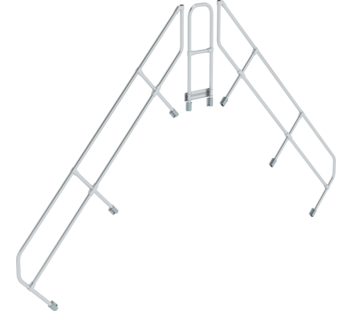 Bridg. steps 45° 2nd handr. f. 10 st, 45° incl. | © MUNK GmbH