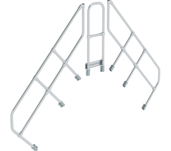 Bridg. steps 45° 2nd handr. f. 6th st, 45° incl. | © MUNK GmbH