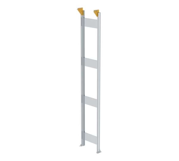 Supp. frame f.stairs w. pf H=3001-4000mm | © MUNK GmbH