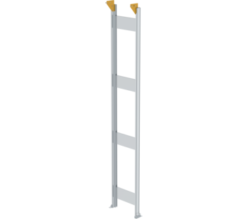 Supp. frame f.stairs w. pf H=3001-4000mm | © MUNK GmbH