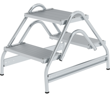 Marchepied, marches des deux côtés, 2x2 marches  | © MUNK GmbH