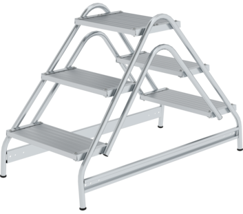 Work platform, 2-sided access, 2x3 steps | © MUNK GmbH
