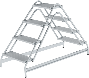 Work platform, 2-sided access, 2x4 steps | © MUNK GmbH