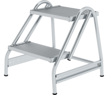 Work platform, 1-sided access, 2 steps | © MUNK GmbH