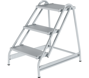 Marchepied avec marches d'un seul côté, 3 marches | © MUNK GmbH