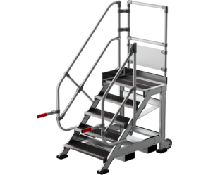 Mobile work platform with railing | © MUNK GmbH