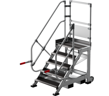 Mobile work platform with railing | © MUNK GmbH