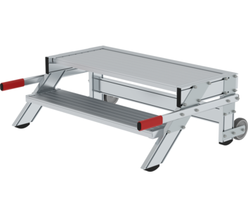 Work platform mobile 1,000 mm st width, 2 steps | © MUNK GmbH