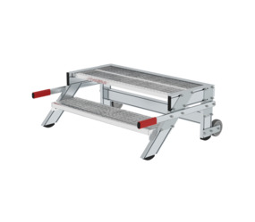 Work platform mobile 1,000 mm st width, 2 steps | © MUNK GmbH