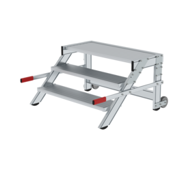 Work platform mobile 1,000 mm st width, 3 steps | © MUNK GmbH