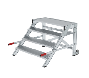 Work platform mobile 1,000 mm st width, 4 steps | © MUNK GmbH