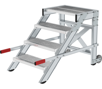Work platform mobile 600 mm st width, 4 steps | © MUNK GmbH