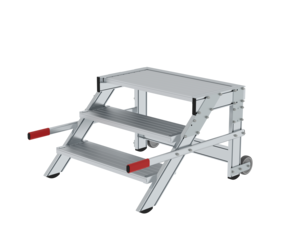 Work platform mobile 800 mm st width, 3 steps | © MUNK GmbH