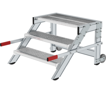 Work platform mobile 800 mm st width, 3 steps | © MUNK GmbH