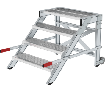 Work platform mobile 800 mm st width, 4 steps | © MUNK GmbH
