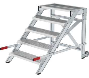 Work platform mobile 800 mm st width, 5 steps | © MUNK GmbH