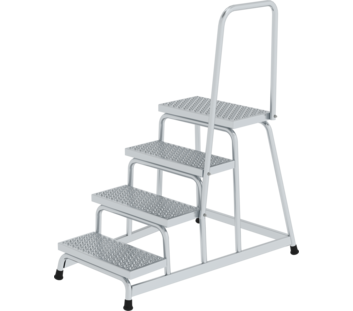 Work platform rigid R13 w. handrail 4 st, 4 st | © MUNK GmbH