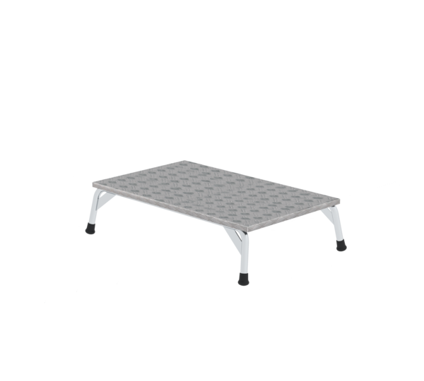 Work platform aluminium chequered plate, 1 step | © MUNK GmbH