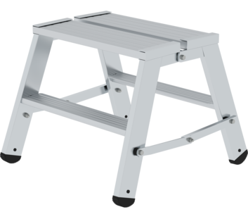 Hinged platform, 2-sided access, 2x2 steps | © MUNK GmbH