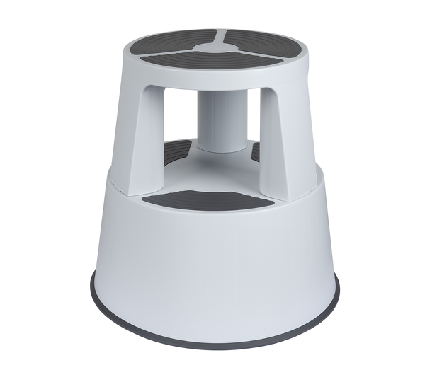 Wheeled step stool plastic RAL7035 light grey | © MUNK GmbH