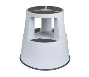 Wheeled step stool plastic RAL7035 light grey | © MUNK GmbH