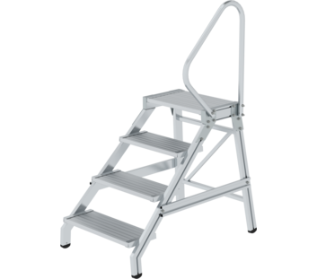 Work stand with handrail, 4 steps | © MUNK GmbH