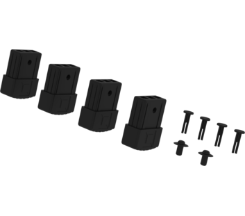 Inner shoe black for modular work platform 1 set = 4 pieces | © MUNK GmbH