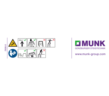 Sticker with user information | © MUNK GmbH