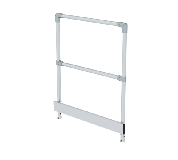 Front railing f. mob. Alu. work pf. front 1,000 mm | © MUNK GmbH