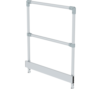 Front railing f. mob. Alu. work pf. front 1,000 mm | © MUNK GmbH