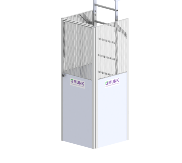 Enceinte av serr. antipanique acier galv./alu brut | © MUNK GmbH