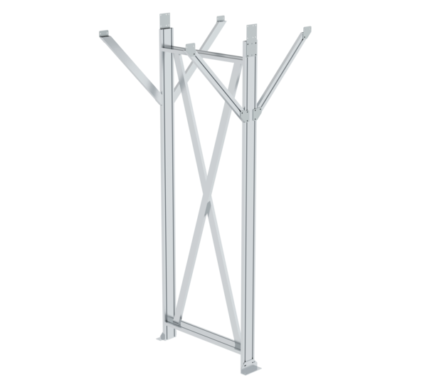 Stützt. PF-H. 1250-2499mm, Bauk.-Sys. Laufstegan. | © MUNK GmbH