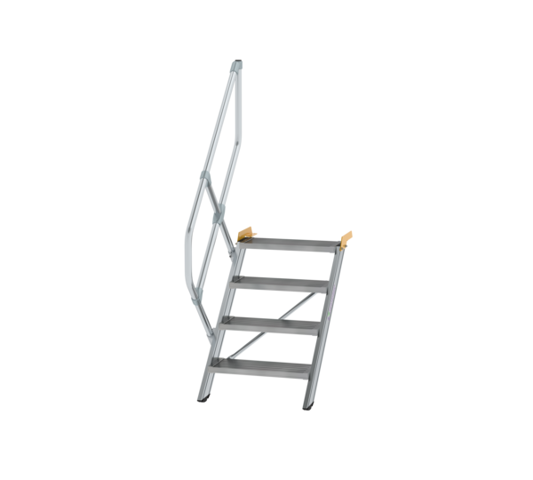 Esc. 45° larg. marche 600 mm, 4 mar., alu strié | © MUNK GmbH